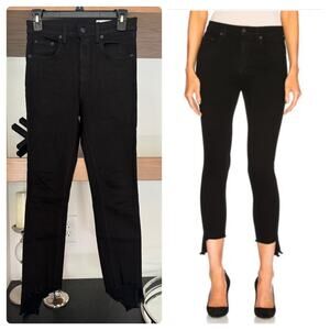 Rag & Bone 10 Inch Capris in Black